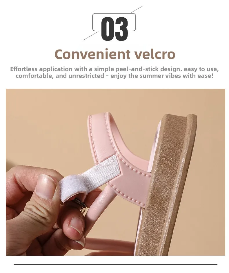 New Children's Sandals Summer Bowknot Girls Princess Causal Shoes Fashion Kids Soft Bottom Beach Flat Sandals Open-toe Versatile