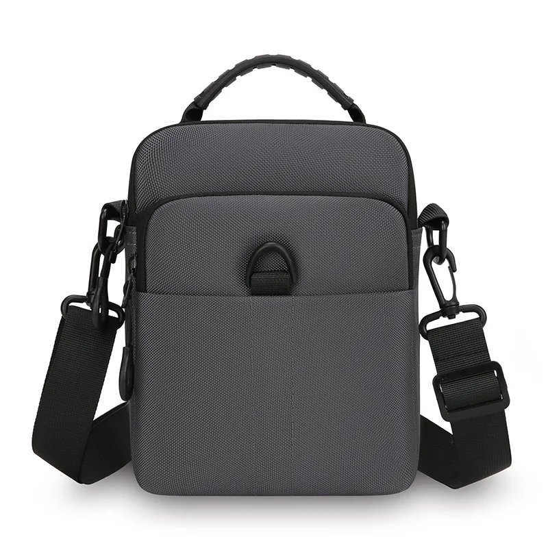 Men's Crossbody Bag Multi-Pocket Oxford Sling Shoulder Pouch Compact Travel Daily Commute Organizer for Phone Essentials