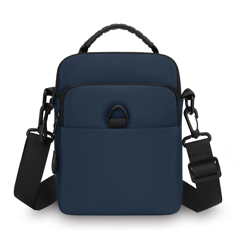 Men's Crossbody Bag Multi-Pocket Oxford Sling Shoulder Pouch Compact Travel Daily Commute Organizer for Phone Essentials