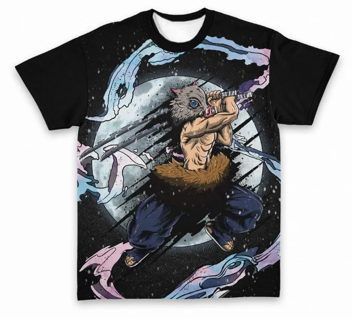 Demon Slayer Adult and Children, Subculture Sweet and Cool Style 3D Printed T-shirt, Shorts Friend Style
