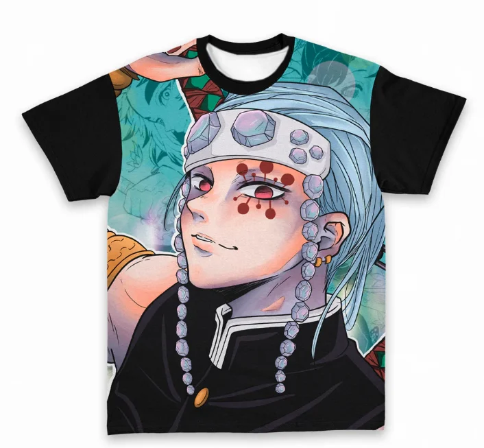 Demon Slayer Adult and Children, Subculture Sweet and Cool Style 3D Printed T-shirt, Shorts Friend Style