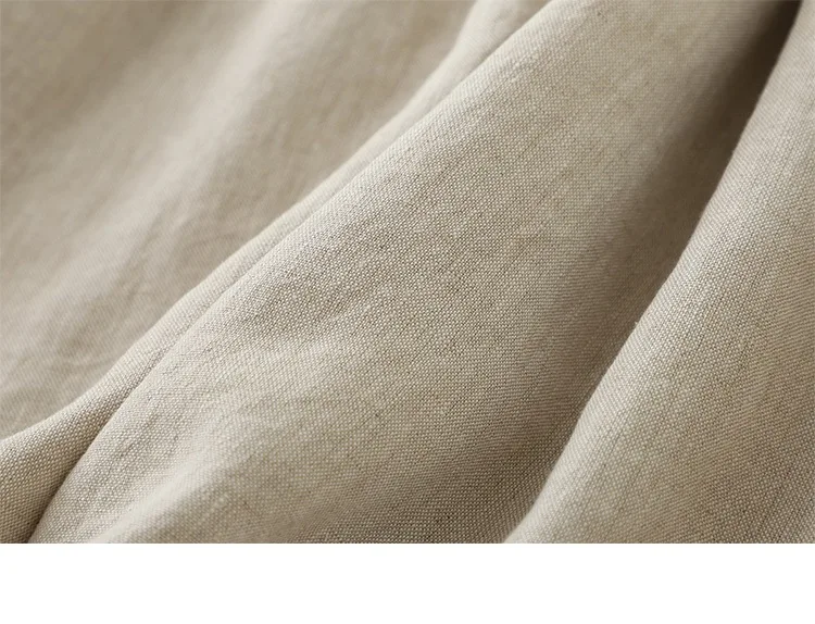 2026 New Women's Cotton Linen Sleeveless Dress Casual Button Down Loose Midi Dresses for Summer Women's Casual Dresses