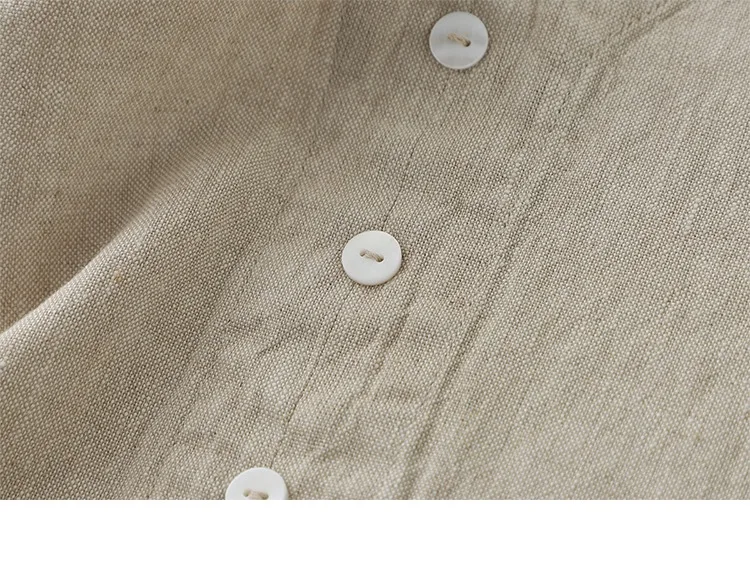 2026 New Women's Cotton Linen Sleeveless Dress Casual Button Down Loose Midi Dresses for Summer Women's Casual Dresses