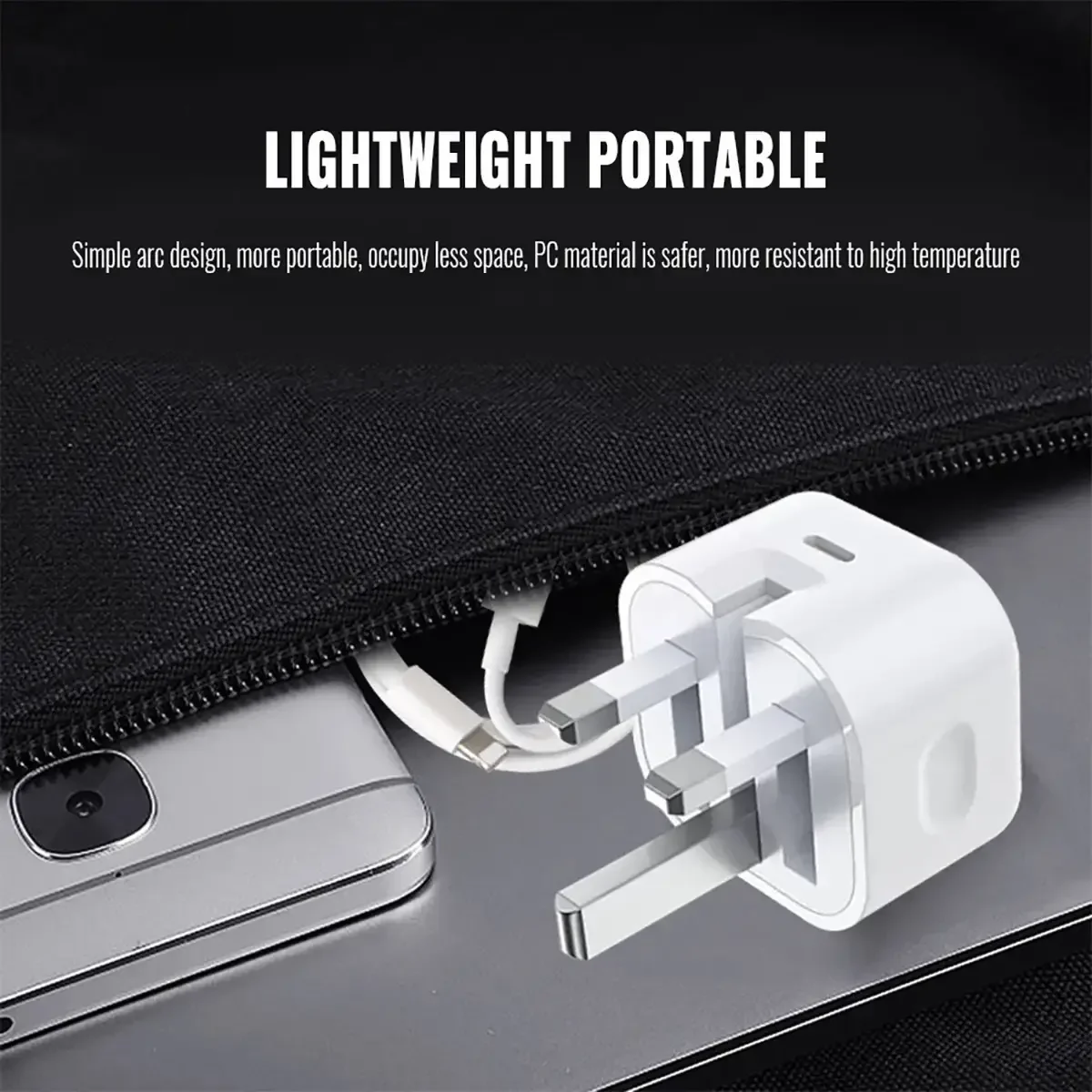 British Standard Charger USB C For iPhone 15 14 13 Pro Quick Charge PD 25W Fast Charging Travel Wall Charger Power Adapter
