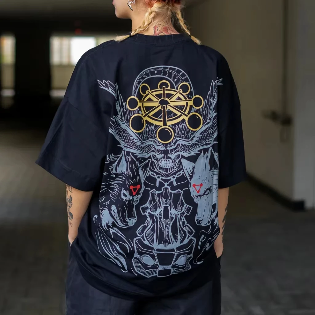 2026 New Fushiguro Megumi Anime Jujutsu Kaisen Printed T-Shirt Men's and Women's Fashion Breathable T-Shirt Men's Tops