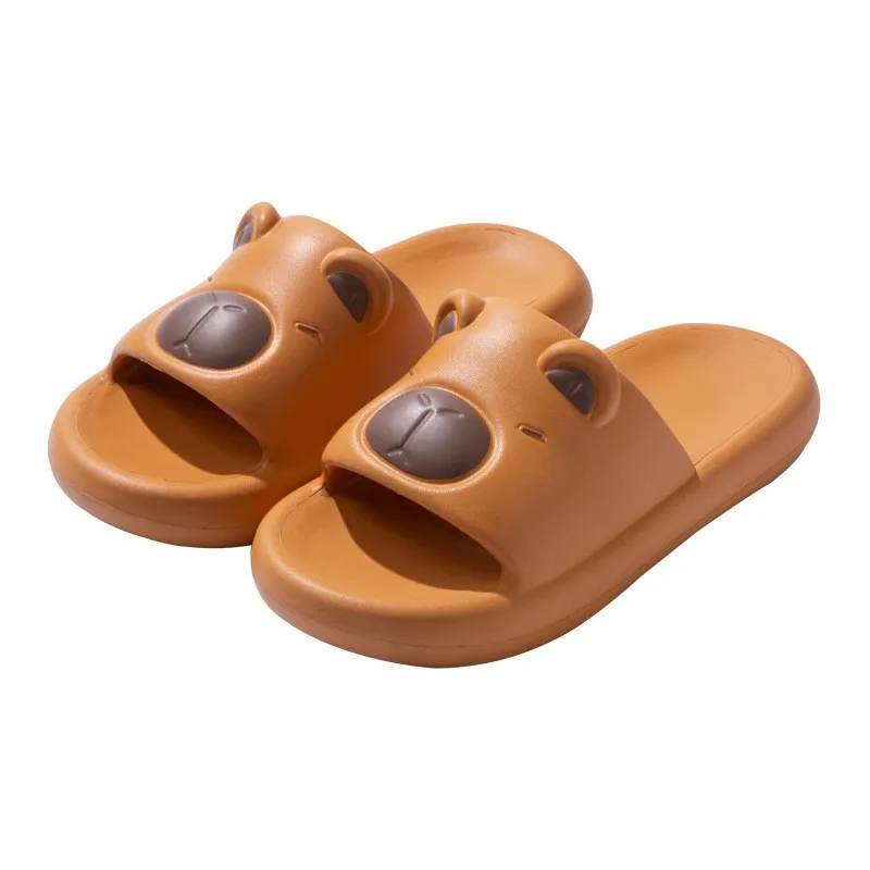 New Home Non-slip Soft Bottom Parent-child Slippers Lovable Kapibala Children's Sandals Slippers for Boys and Girls