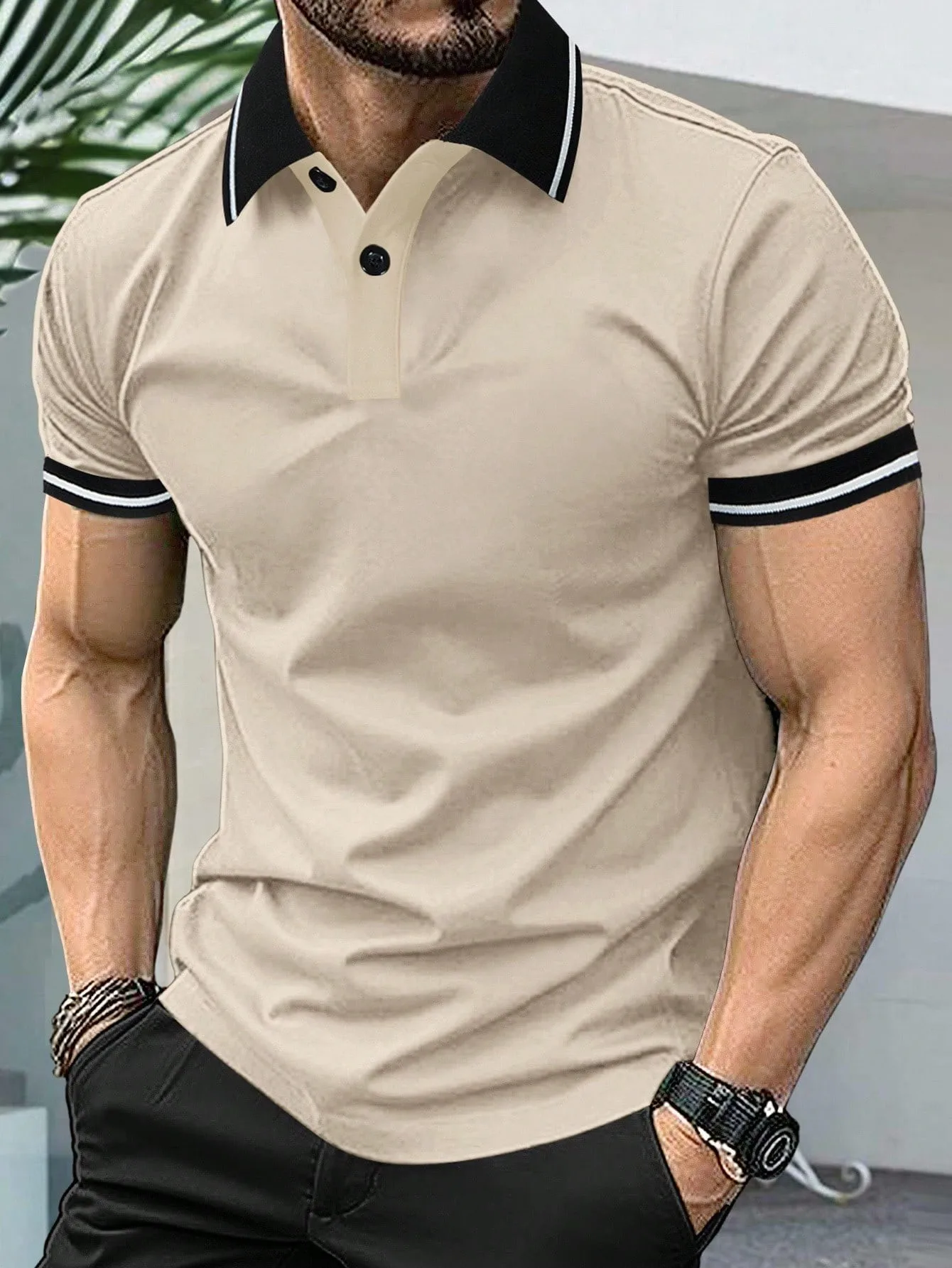 2026 Summer Men's Short-Sleeved Polo 3D Print Shirt - Breathable Lightweight Casual Simple and Versatile Men's Clothing