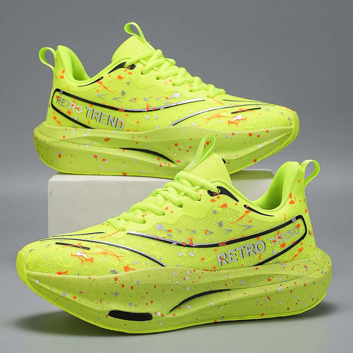 Marathon Running Shoes Carbon Board Big Size 48 Men Sports Breathable Lightweight Women's Comfortable Athletic Outdoor Sneakers