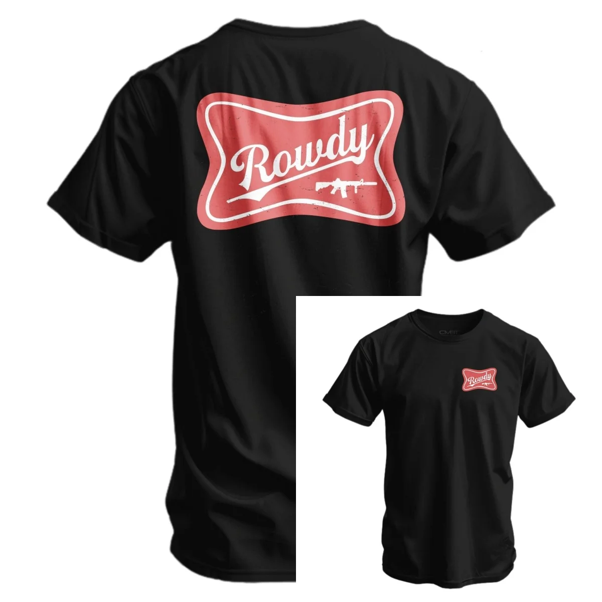 Rowdy Men's T-Shirt - Combat Iron Military T-shirt - Suitable for Sports Wear Pure Cotton