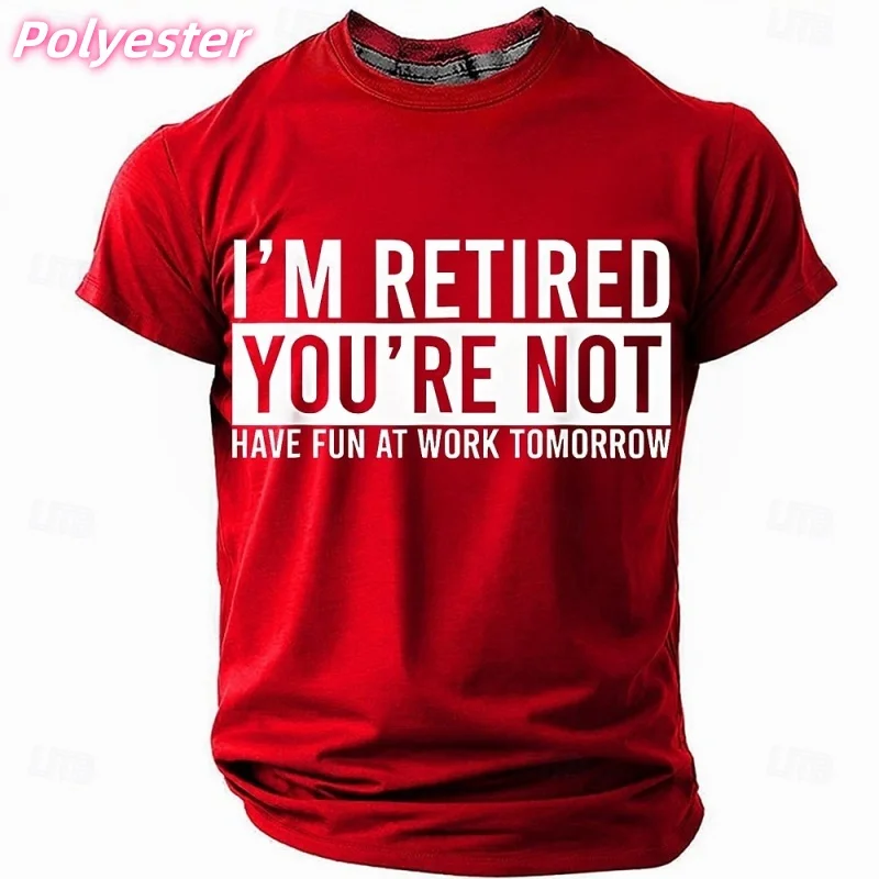 3D Fun and Humorous Text Men Sport T-Shirt Quick-Drying and Breathable Short Sleeve Outdoor Streetwear Leisure Children top