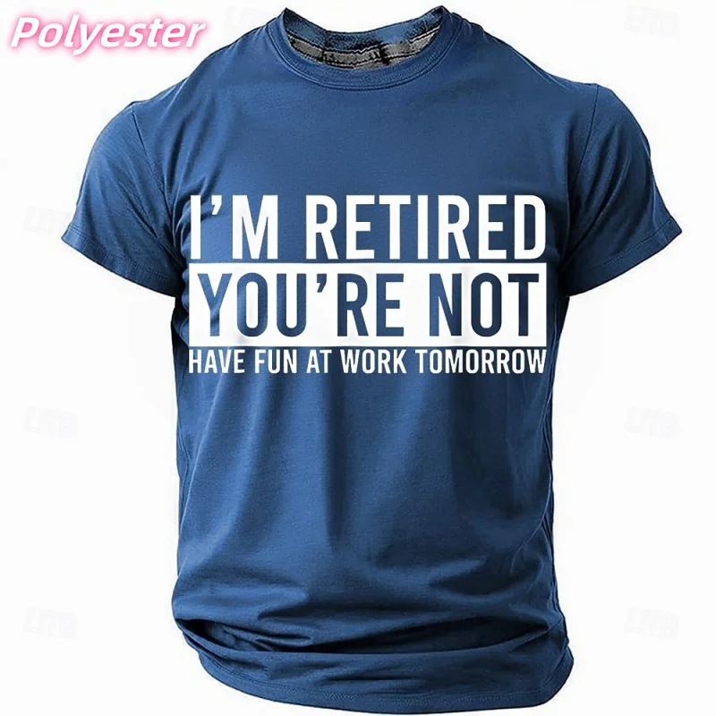 3D Fun and Humorous Text Men Sport T-Shirt Quick-Drying and Breathable Short Sleeve Outdoor Streetwear Leisure Children top