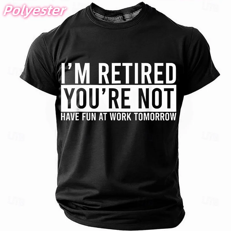 3D Fun and Humorous Text Men Sport T-Shirt Quick-Drying and Breathable Short Sleeve Outdoor Streetwear Leisure Children top
