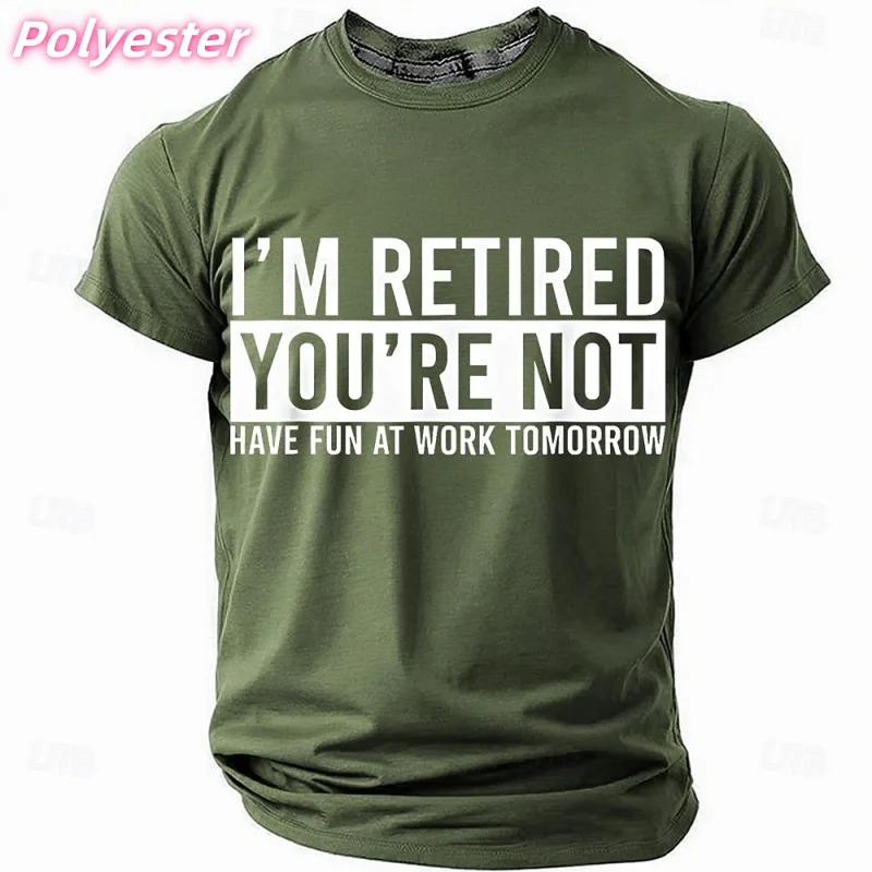 3D Fun and Humorous Text Men Sport T-Shirt Quick-Drying and Breathable Short Sleeve Outdoor Streetwear Leisure Children top