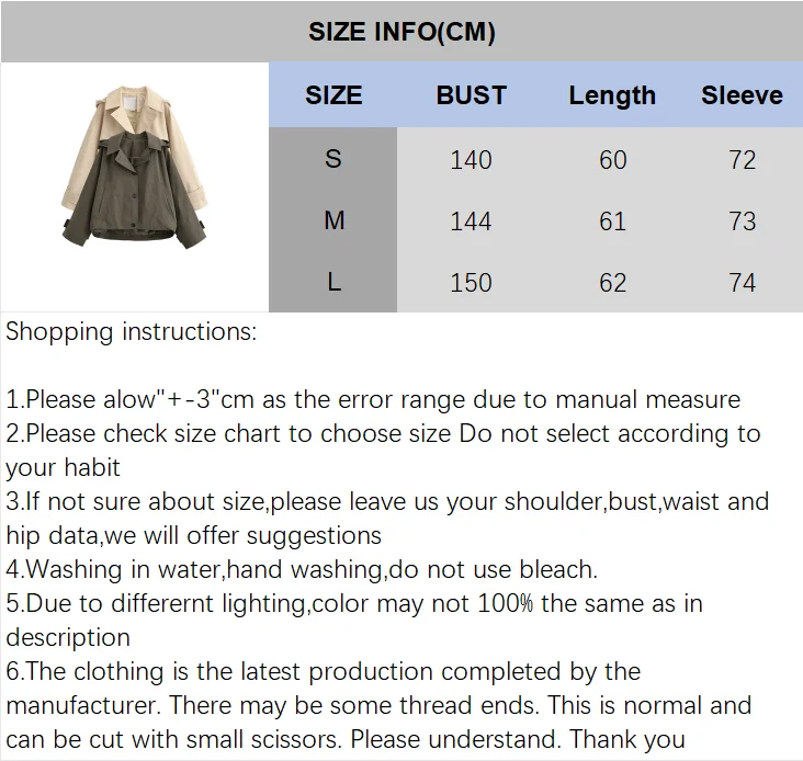 Women's Cape Style Hooded Windbreaker Spring Casual Lapel Collar Long Sleeve Single Breasted Jacket Fashion Loose Female Tops