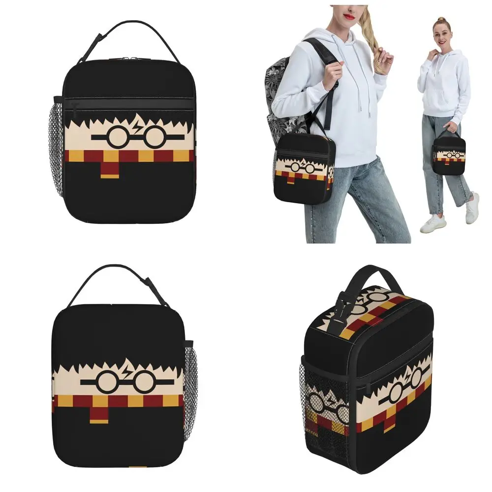 Insulated Lunch Box Harries Movie P-Potters Magic World Merch Storage Food Box New Arrival Thermal Cooler Lunch Box For Picnic