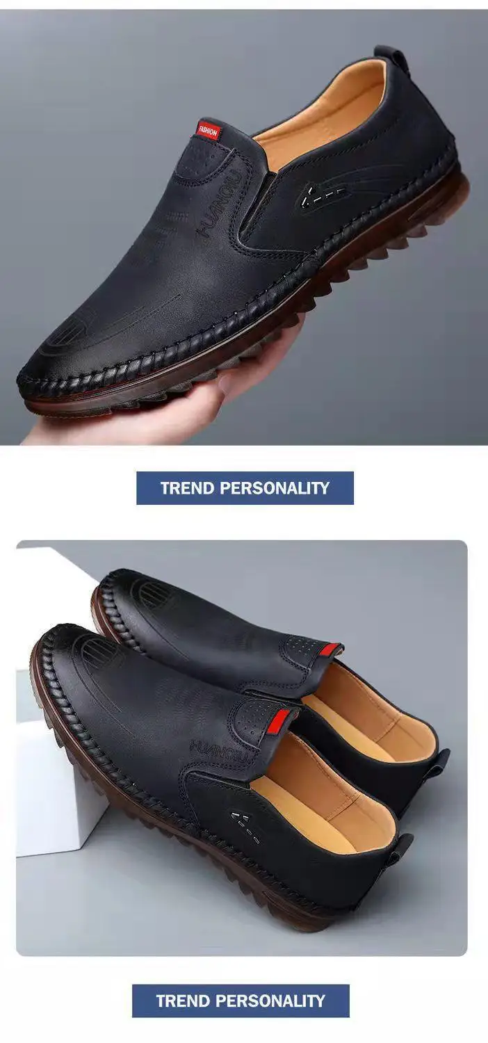 Men Loafers Lightweight Men's Driving Shoes Brand Anti-Slip Comfortable Flat Shoes Designer Rubber Sole Breathable Shoes