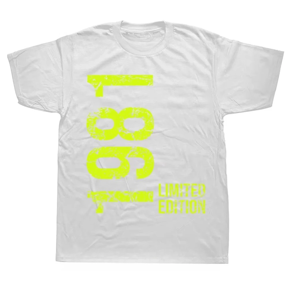 45th Birthday 45 Years Man Woman Retro Vintage 1981 Gift Tee Tops Round Neck Short-Sleeve Fashion Tshirt Casual Basic T-shirts