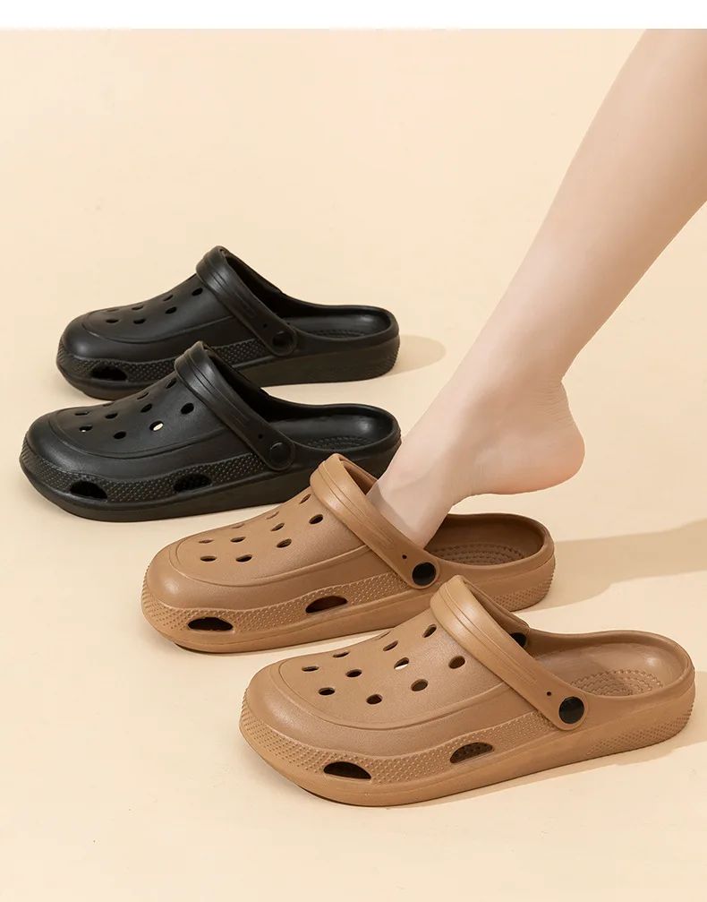 Unisex Summer Slippers EVA Clogs for Women Men Breathable Home Sandals