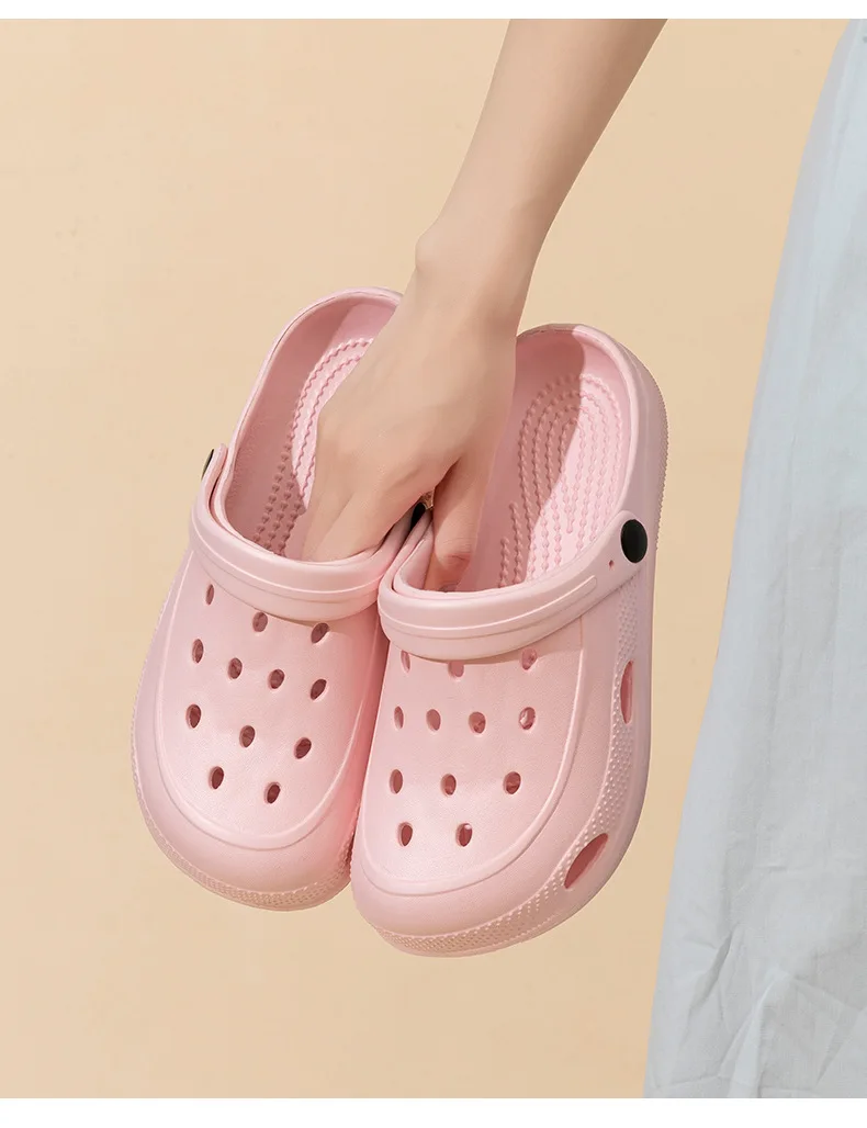 Unisex Summer Slippers EVA Clogs for Women Men Breathable Home Sandals