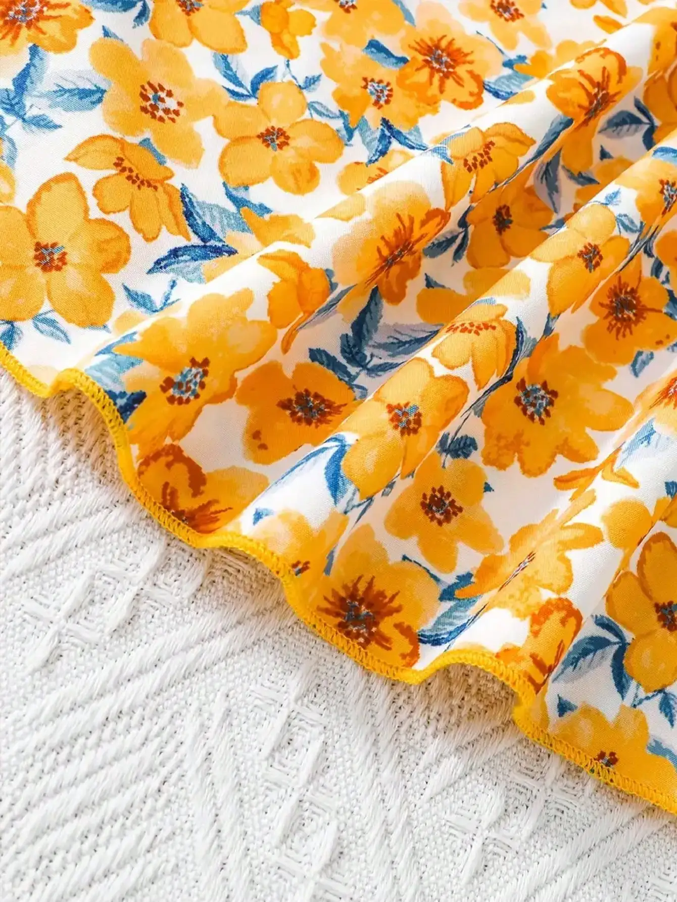 2026 Summer New Collection, Children's and Women's Clothing, Small Flying Sleeve Printed Round Neck Cute Plush Dress