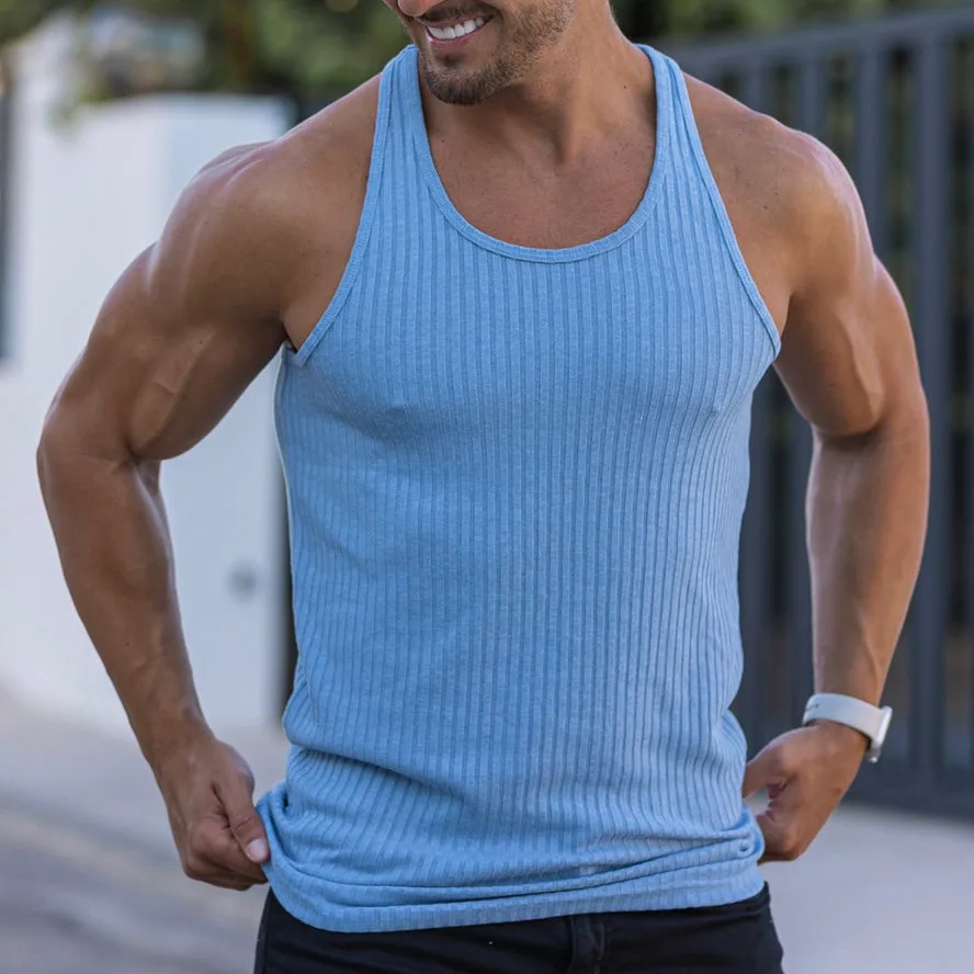 Running Tank Top Men Summer Sport Gym Vest Quick Dry Training Tanktop Workout Singlets Man Fitness Bodybuilding Sleeveless Shirt