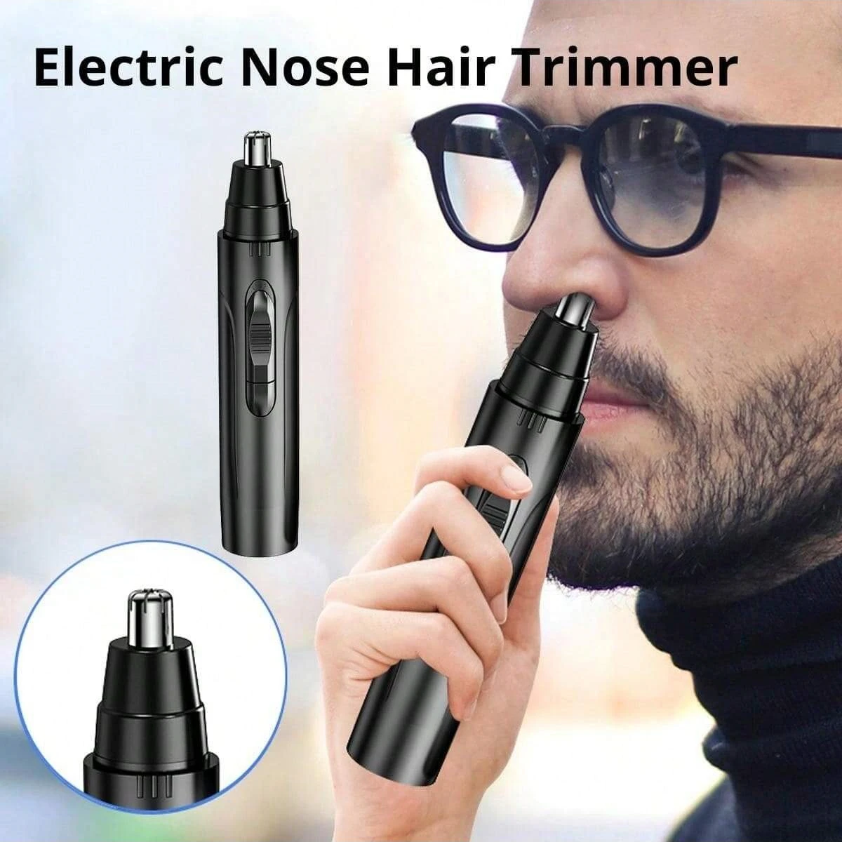 2026Men's Ear And Nose Trimmer Portable Nose Hair Trimmer - Painless Eyebrow And Facial Hair Removal Nose Trimmer