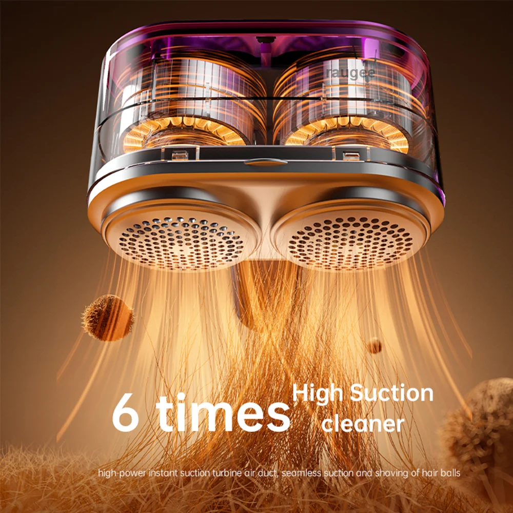 Electric Hair Ball Trimmer USB Lint Shaver High-Speed Double Motor Clothes Lint Remover For Clothes Fluff And Pellet Removal