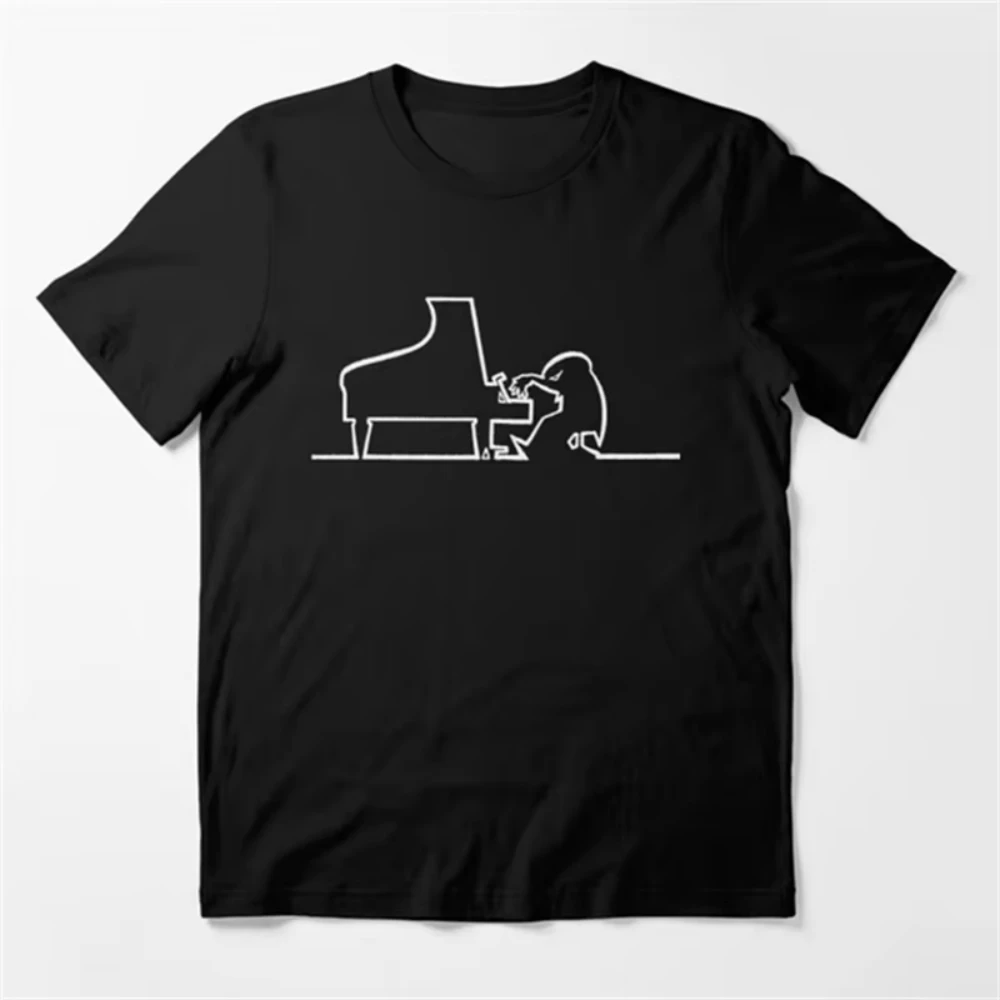 Osvaldo Cavandoli La Linea Cartoon Print TShirt Men Women Unisex Streetwear Fashion Tees Casual Shirt Basic Round Neck Tops