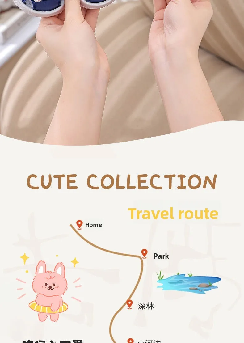 2026 Summer Baby Sandals Boys Girls Soft Sole Comfortable Beach Shoes Cute Cartoon Designs Breathable Toddler Sandals 1-4 Years