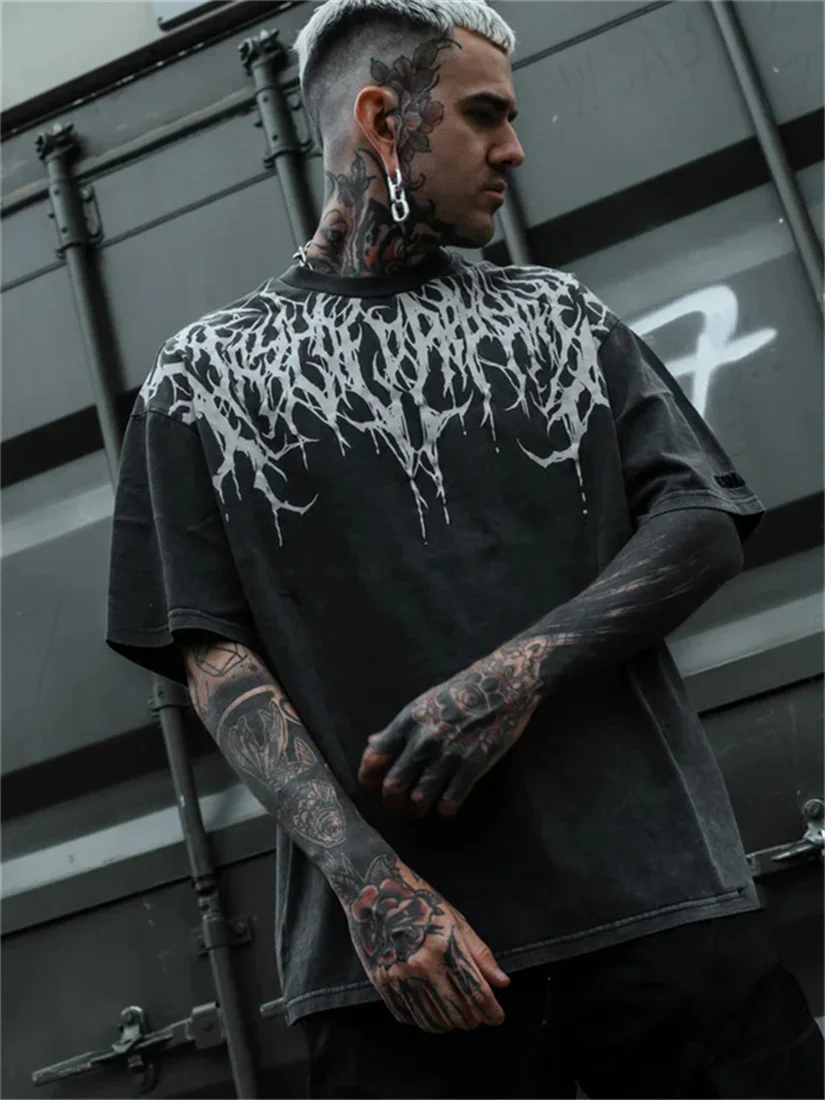 2026 Gothic Style Men's Fashion Cool Trendy Womens T-shirt Summer Autumn 3D Printed Casual Round Neck Short Sleeve New Tee Top