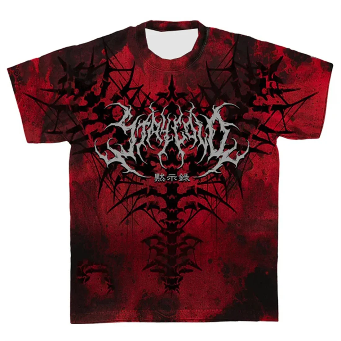 2026 Gothic Style Men's Fashion Cool Trendy Womens T-shirt Summer Autumn 3D Printed Casual Round Neck Short Sleeve New Tee Top