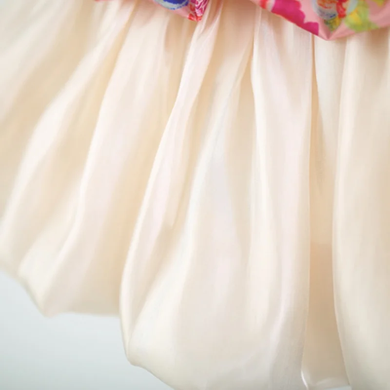 Baby Dresses Summer Floral Chinese-Style Girls Dresses Adorable Cheongsam-Style Baby Girls Dresses