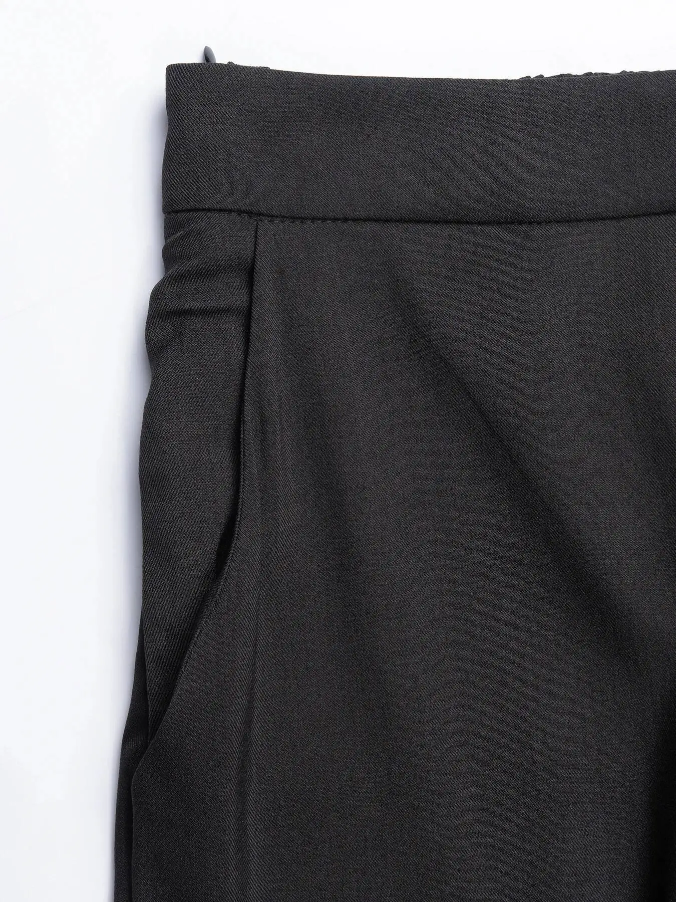 Women's Black Two Piece Outfit Sleeveless V Neck Vest Blazer High Waist Wide Leg Pants Elegant Office Spring Summer Suit Set