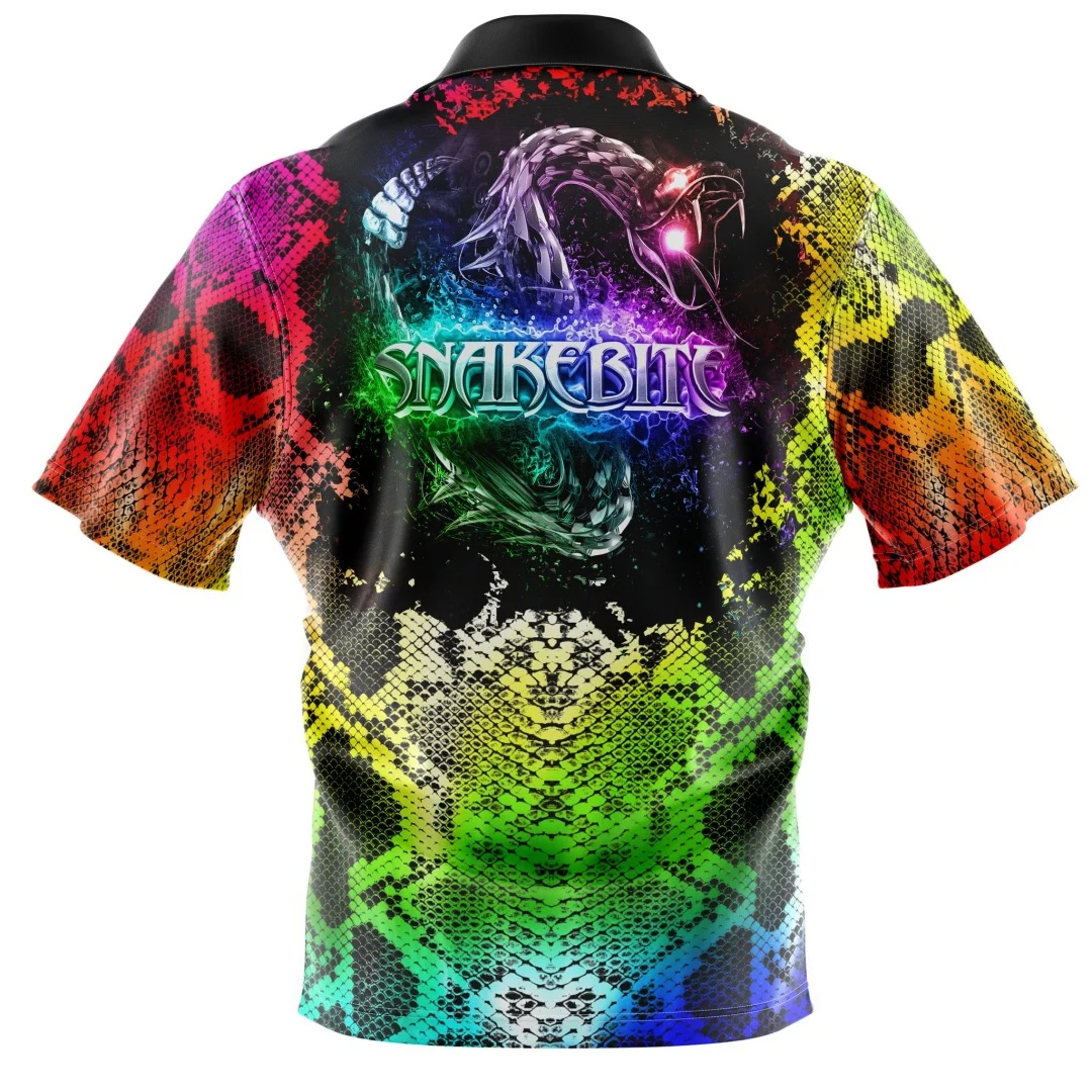 Peter Wright RedYellow Snakebite Polo Shirt replica Darts Polo Shirt Sports Men's T-Shirt Kid's Clothing Tee Y2k Woman