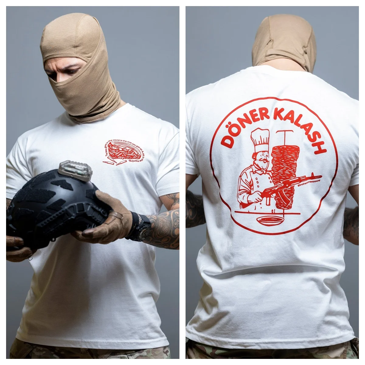 Döner Kalash _ Sporty T-shirt - Suitable for Sports Wear Pure Cotton