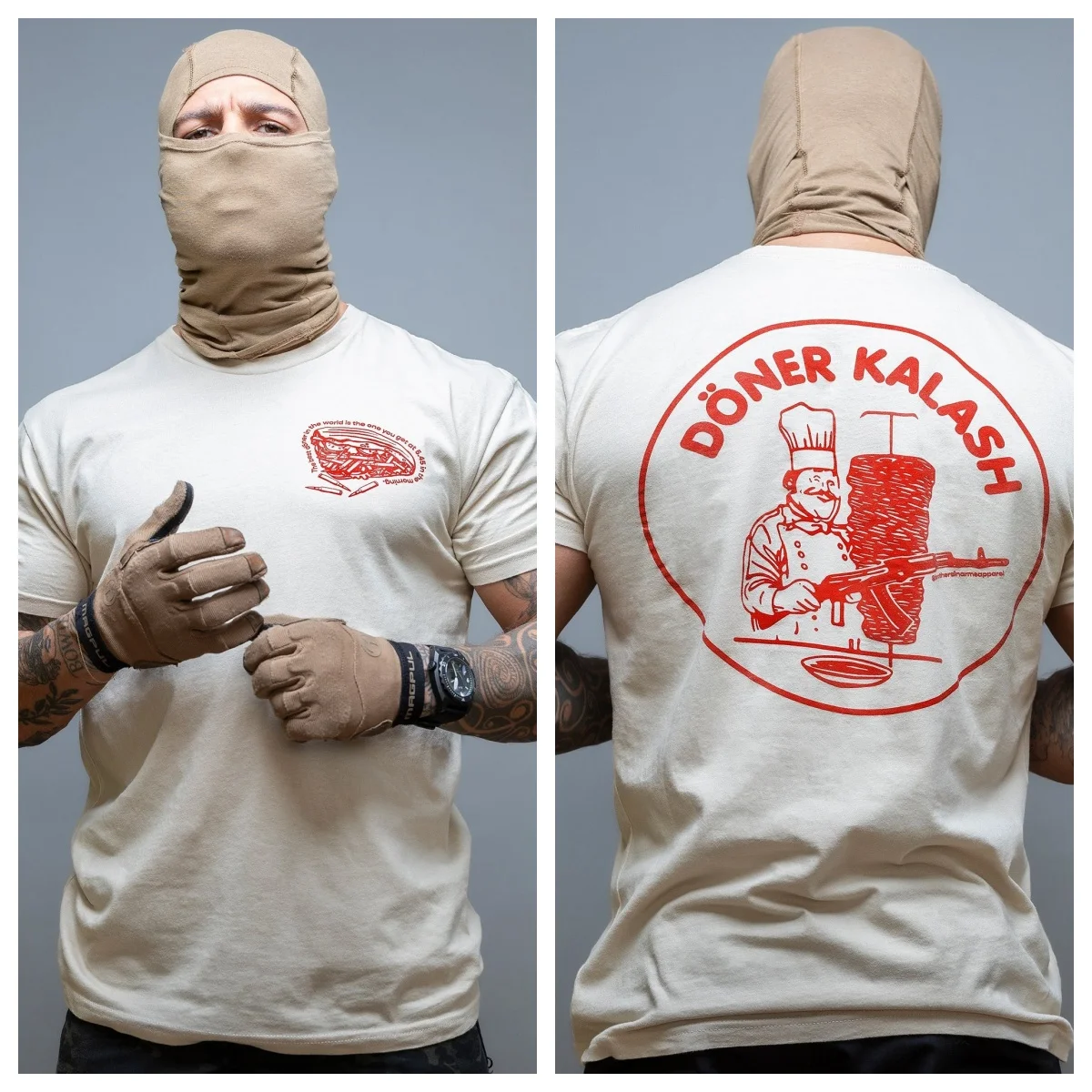 Döner Kalash _ Sporty T-shirt - Suitable for Sports Wear Pure Cotton