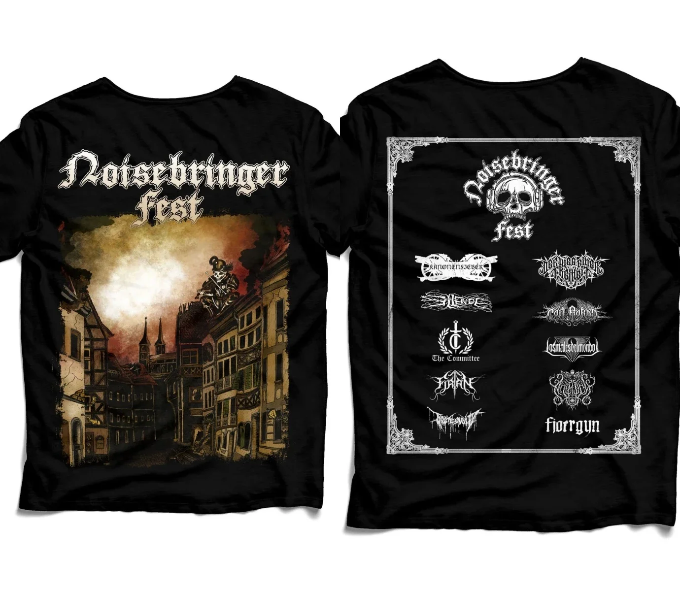 2026 New Rock Punk Tops Gothic Dark Heavy Metal T-shirt Kanonenfieber Pirnt Casual Cotton Streetwear Female Male Clothes Unisex