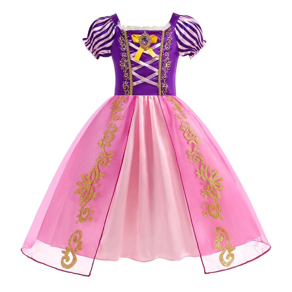 Girls Costume Princess Dress Up Party Vestidos Halloween Cosplay Costume Kid Birthday Party Gift Dress