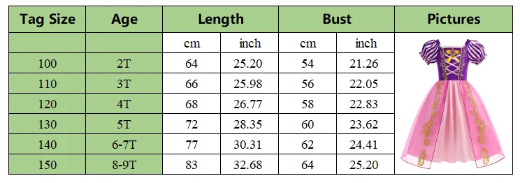 Girls Costume Princess Dress Up Party Vestidos Halloween Cosplay Costume Kid Birthday Party Gift Dress