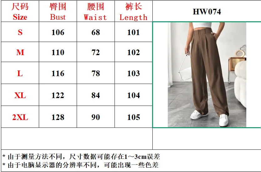 Women High Waist Straight Leg Trousers Slim Fit Solid-coloured Pleated Suit Trousers with Pockets Office Classic Casual Pants