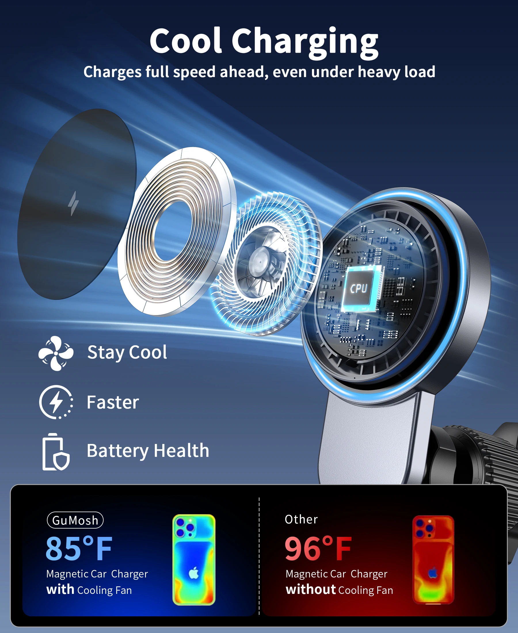QI2 25W Magnetic Car Wireless Charger With 63W Car Charger For iPhone 17 16 15 Pro Max Macsafe Car Phone Holder Stand Mount Fast