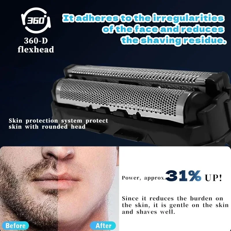 ES9087 for Panasonic ES-ST21 ST23 ST25 ST27 ST29 ST37 ST39 BSL4 Electric Shaver Razor Mesh Cover Head Replacement Outer Foil