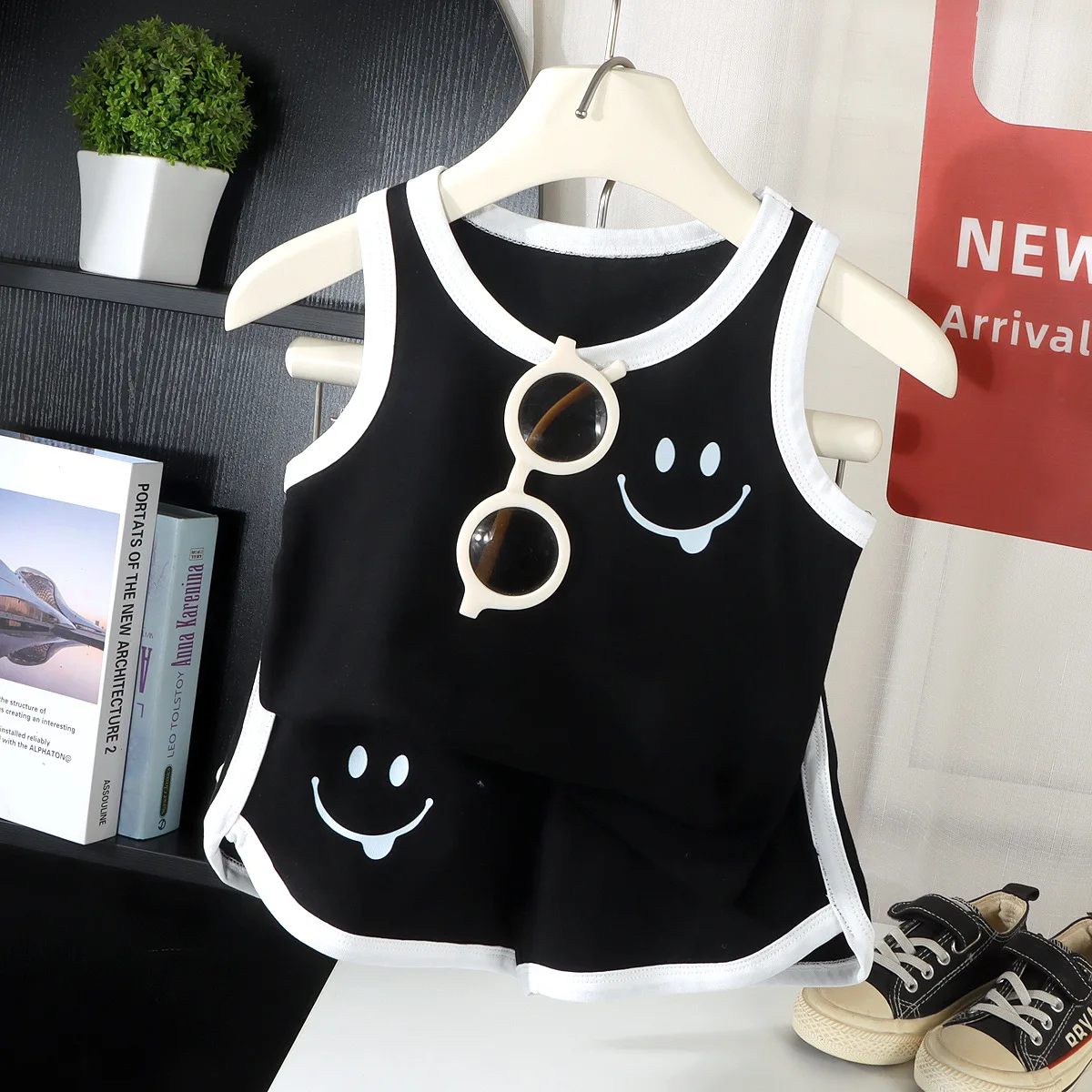 Children Sets Kids Clothes Boys Vest Suit Summer Children Clothing Cotton T-shirts Shorts Tanks Top Sleeveless