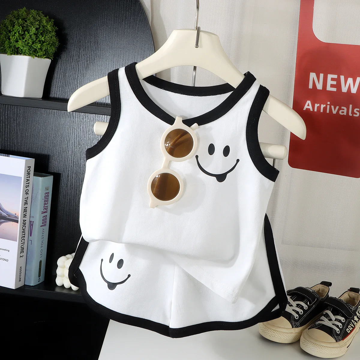 Children Sets Kids Clothes Boys Vest Suit Summer Children Clothing Cotton T-shirts Shorts Tanks Top Sleeveless