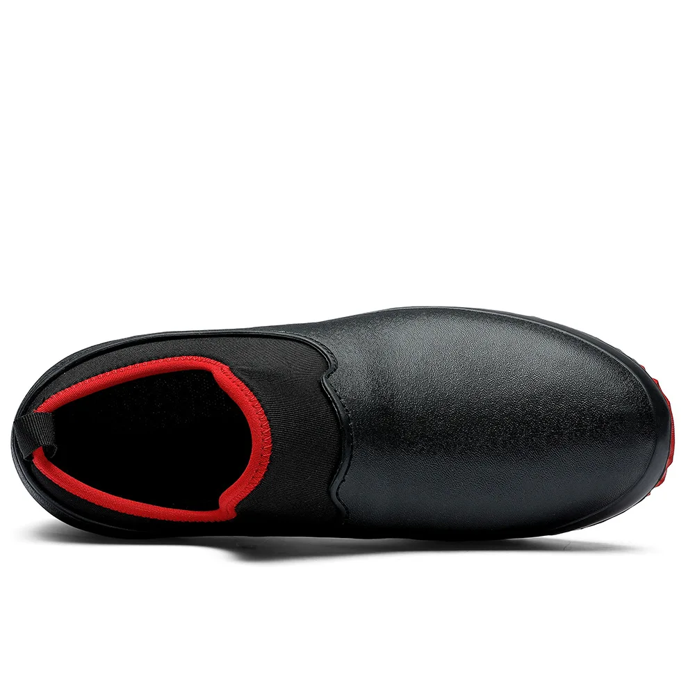 Men Chef Shoes Non Slip Work Sneakers Breathable Slip on Unisex Clogs Women Casual Walking Rain Shoes Plus Size 2024