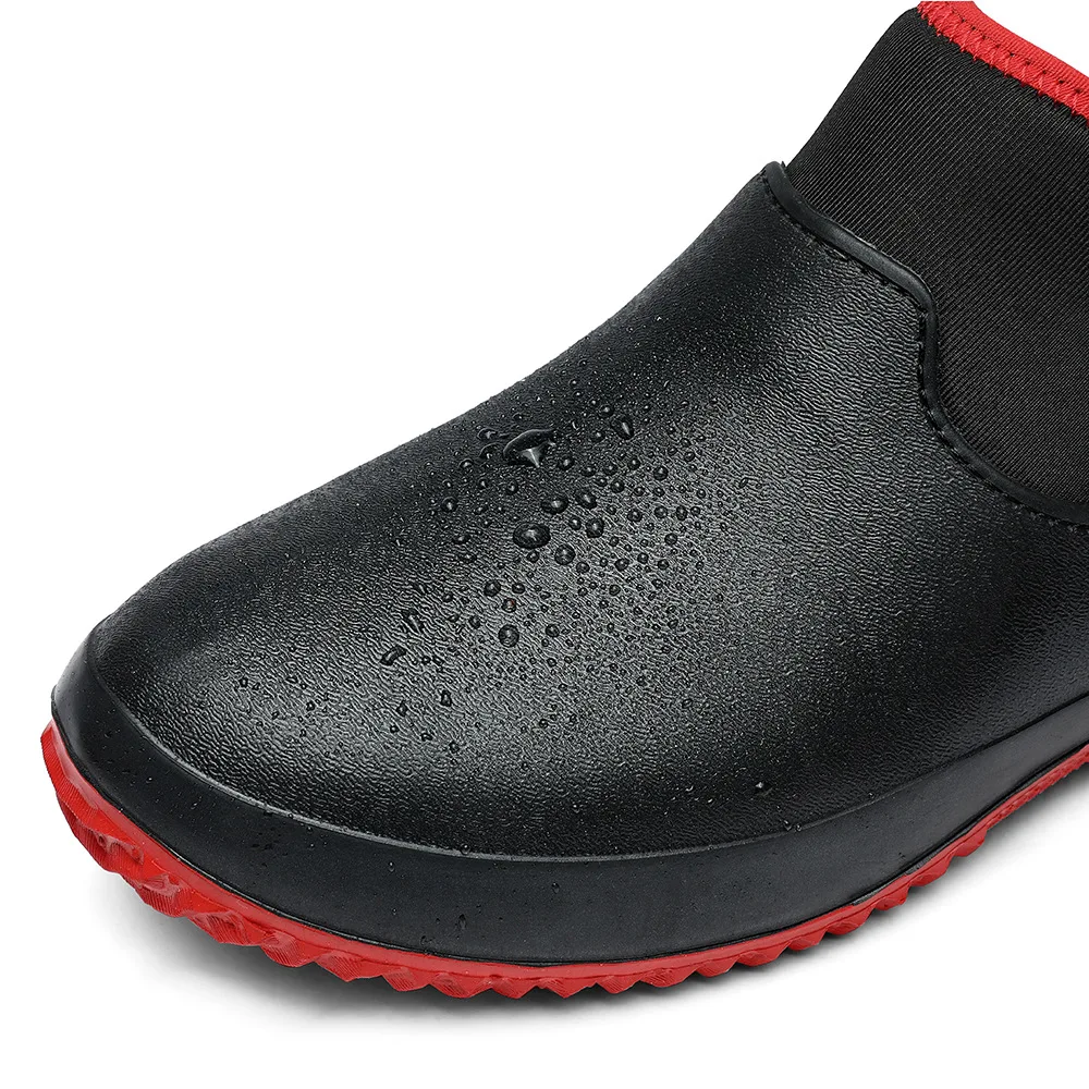Men Chef Shoes Non Slip Work Sneakers Breathable Slip on Unisex Clogs Women Casual Walking Rain Shoes Plus Size 2024