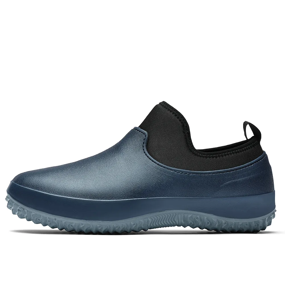 Men Chef Shoes Non Slip Work Sneakers Breathable Slip on Unisex Clogs Women Casual Walking Rain Shoes Plus Size 2024