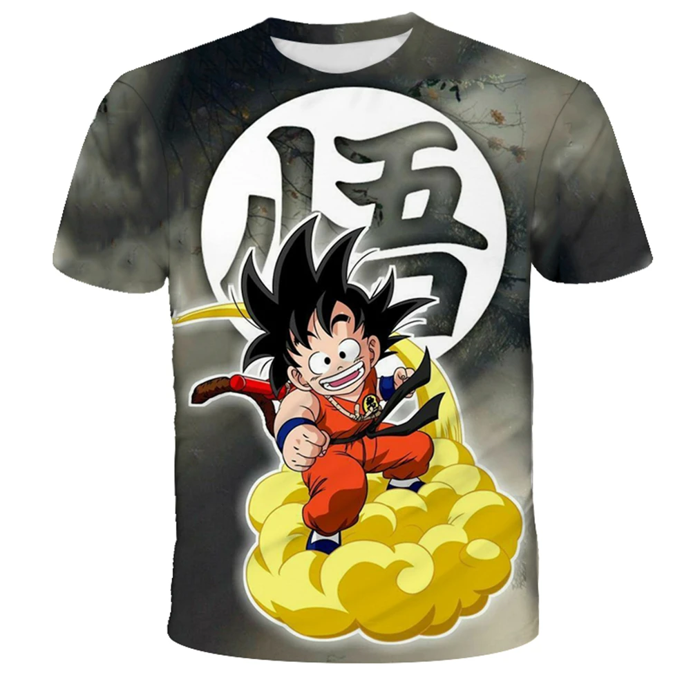 Dragon Ball Super Goku SSJ Power Up 3D Quick Dry T-Shirt Adult Kids Sports Casual DBZ Merch Summer Outdoor Fashion Streetwear