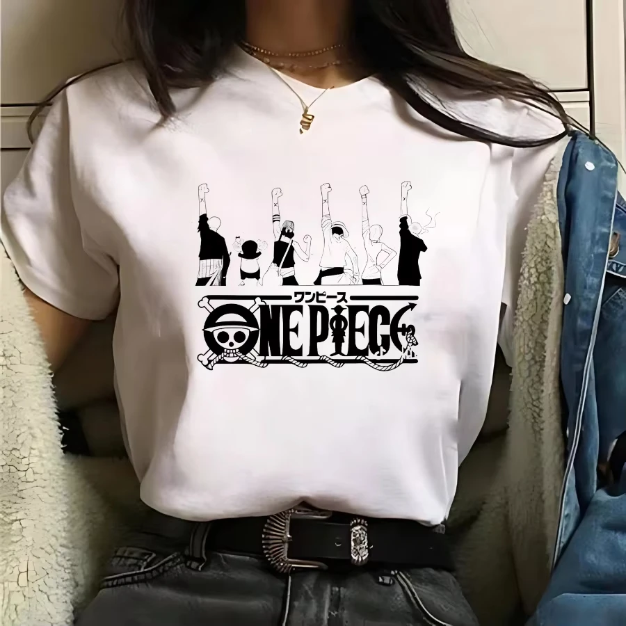 2026 New Anime ONE PIECE Luffy Men's and Women's Summer T-shirt Casual Comfortable Y2k Top High-quality Streetwear
