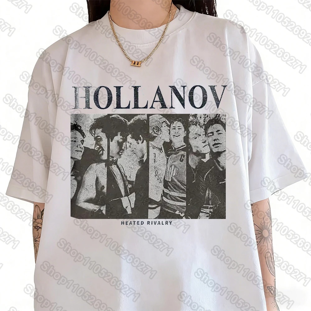 Vintage Hollanov T-shirt, Hudson Williams Connor Storrie Shirt, Heated Rivalry Merch Tee Ilya Rozanov Shane Hollander Soft Shirt